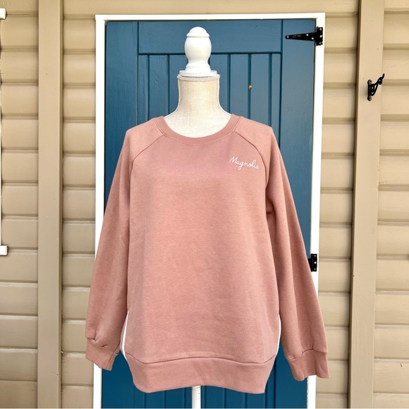 Magnolia Sweaters - Magnolia Blush Pullover With Side Zipper Women’s Size L